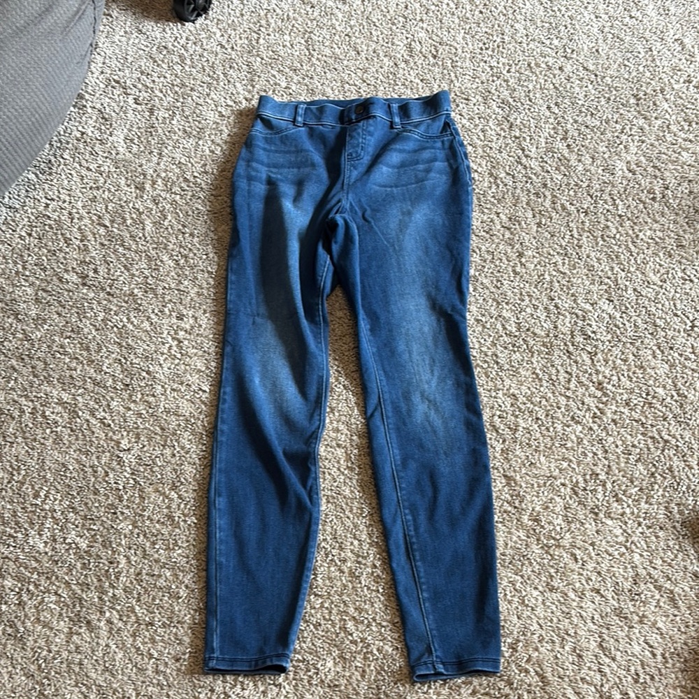 Time and Tru Blue Jeggings Classic Denim Style